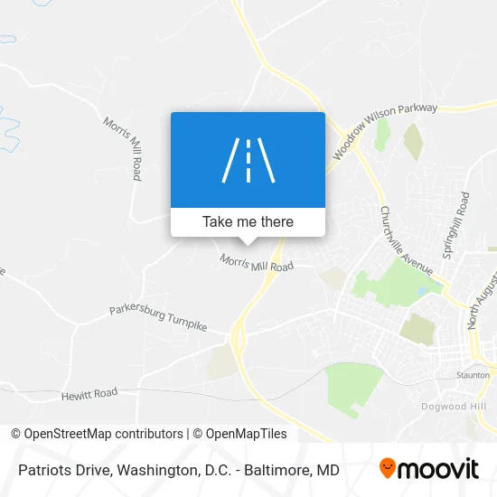 Patriots Drive map