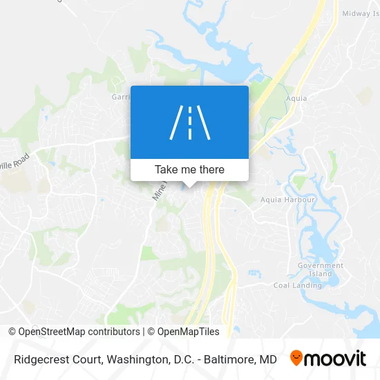 Ridgecrest Court map