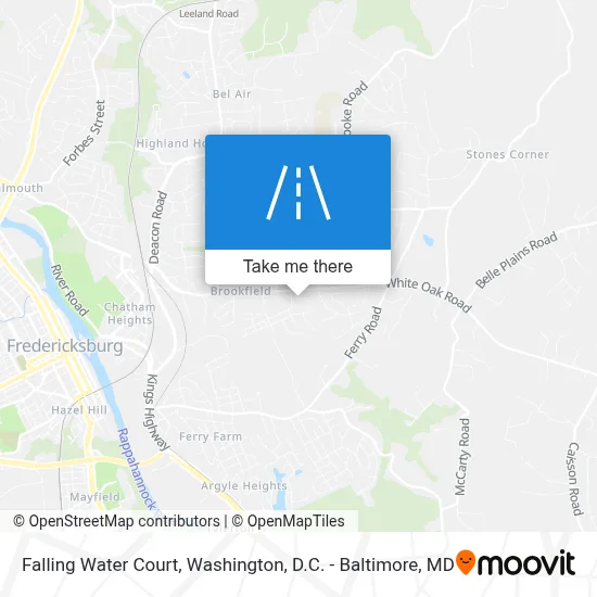 Falling Water Court map