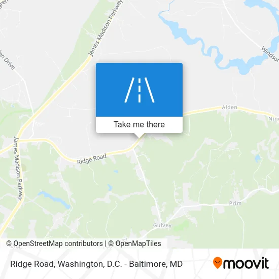 Ridge Road map
