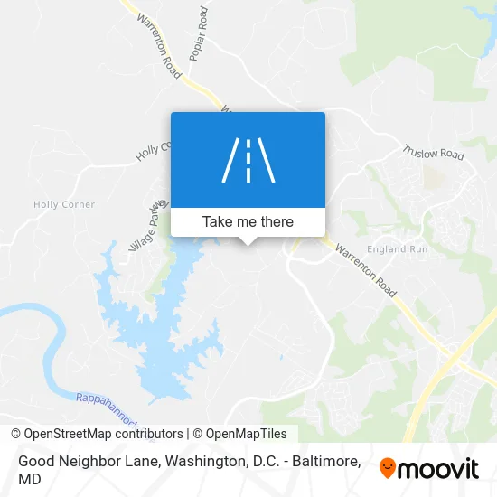 Good Neighbor Lane map