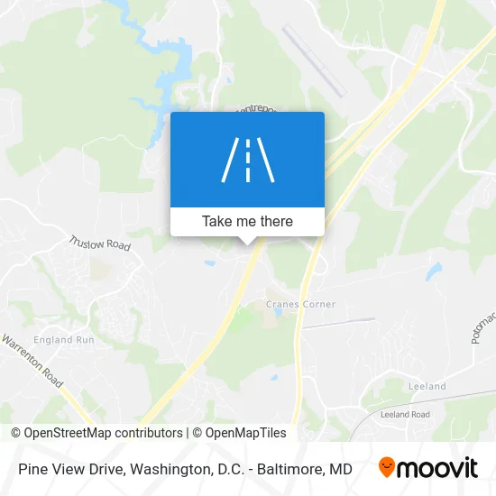 Pine View Drive map