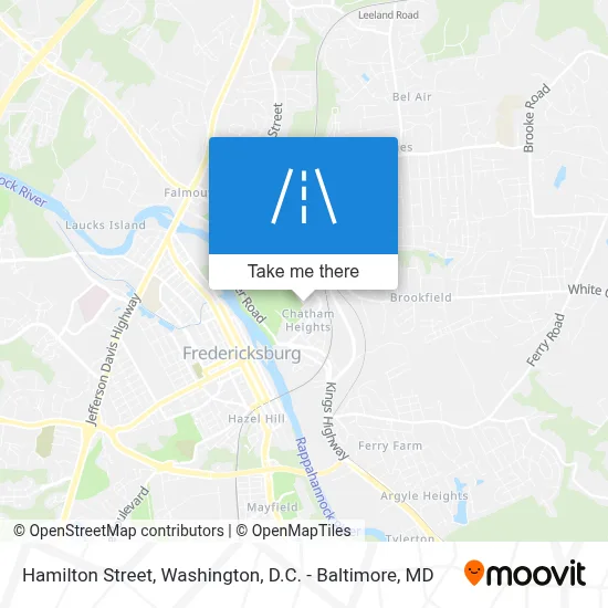 Hamilton Street map