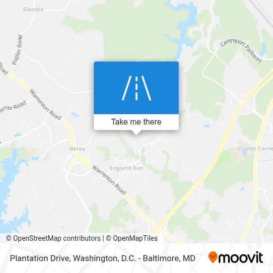 Plantation Drive map