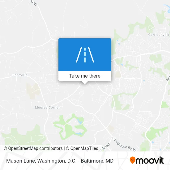 Mason Lane map