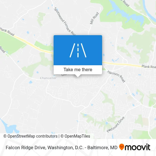 Falcon Ridge Drive map