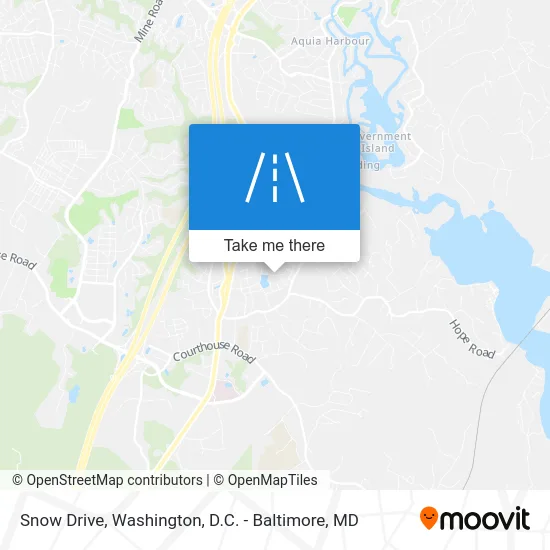 Snow Drive map
