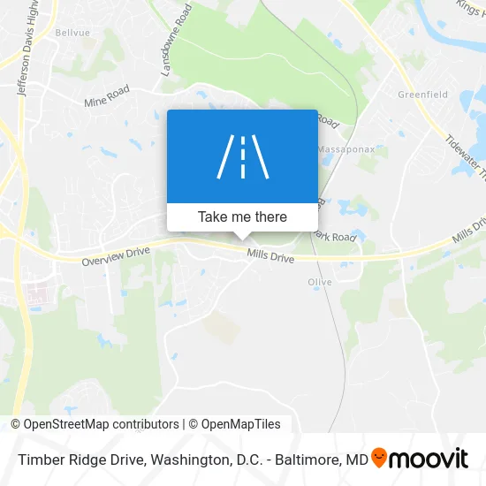 Timber Ridge Drive map