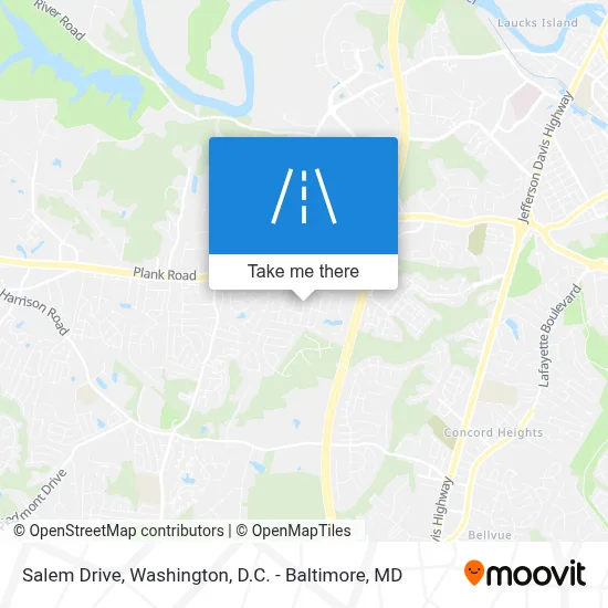 Salem Drive map