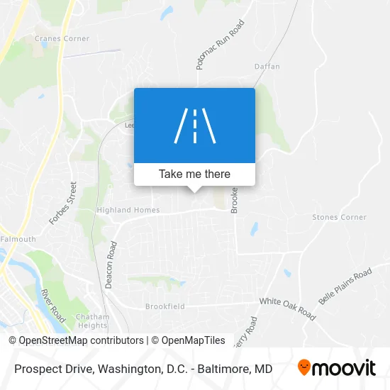 Prospect Drive map