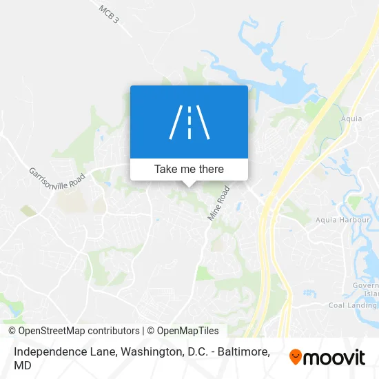 Independence Lane map