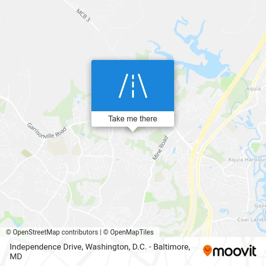 Independence Drive map