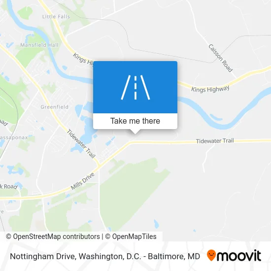 Nottingham Drive map