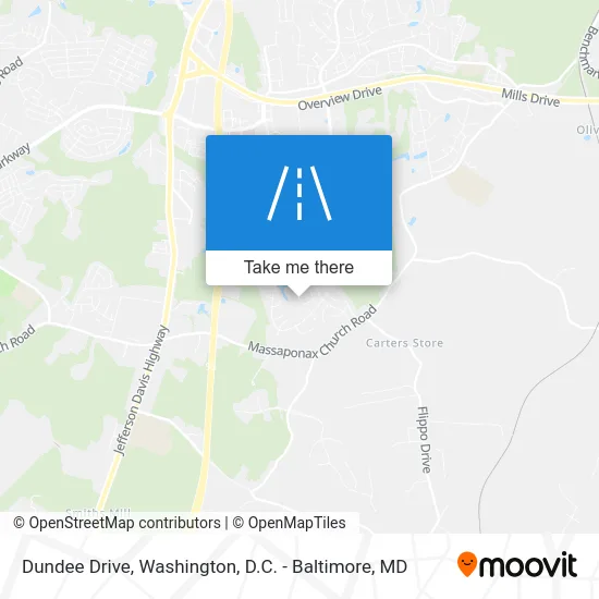 Dundee Drive map