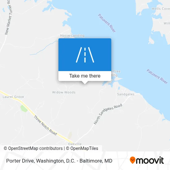 Porter Drive map