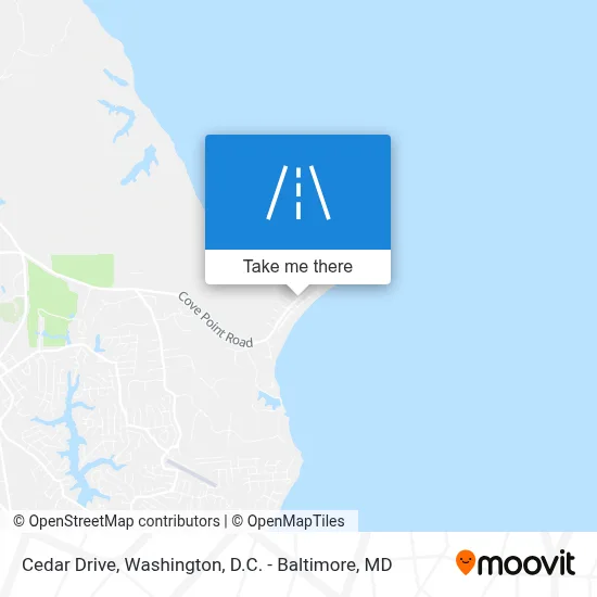 Cedar Drive map
