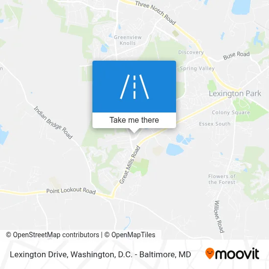 Lexington Drive map