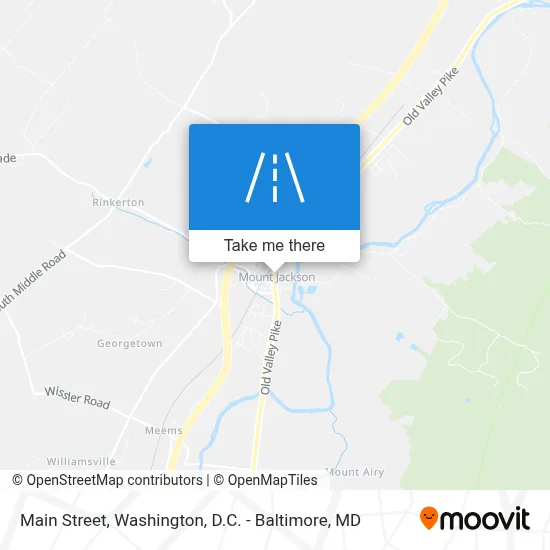 Main Street map