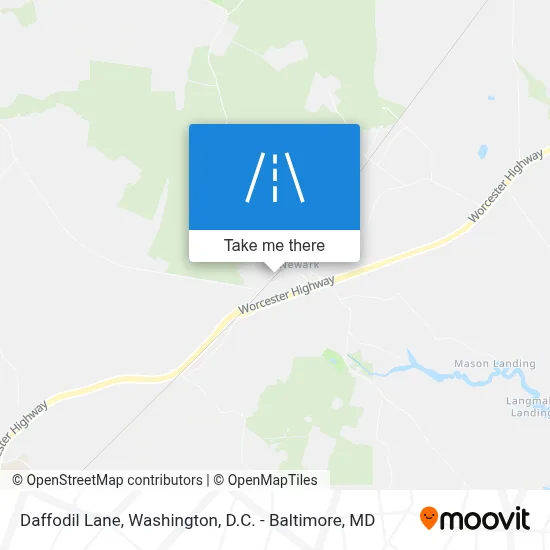 Daffodil Lane map