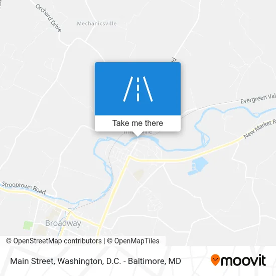 Main Street map