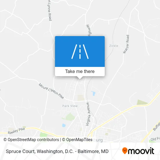 Spruce Court map