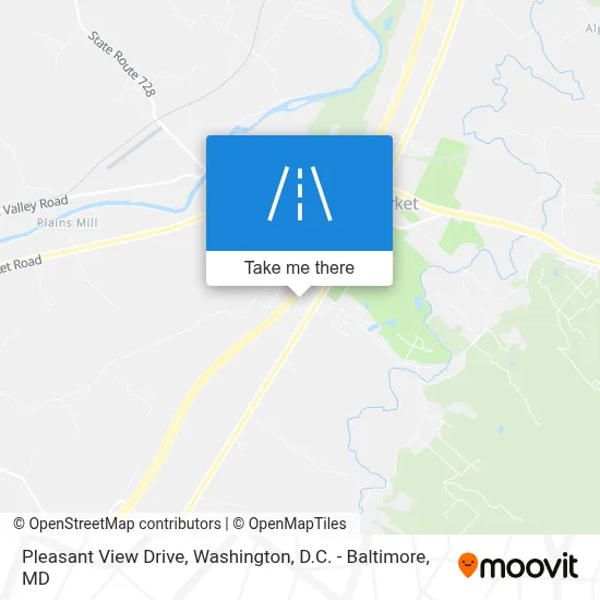 Pleasant View Drive map