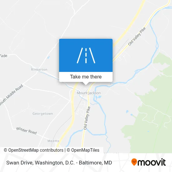 Swan Drive map