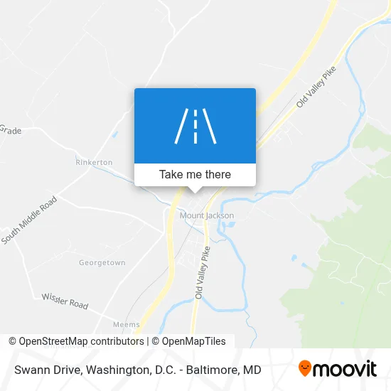 Swann Drive map