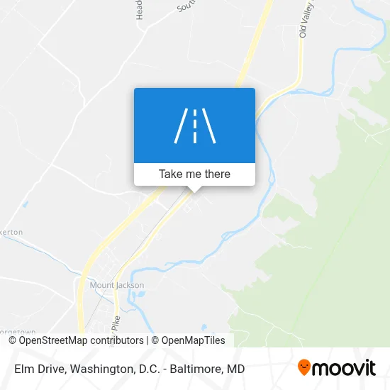 Elm Drive map