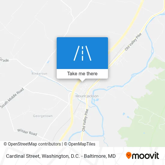 Cardinal Street map