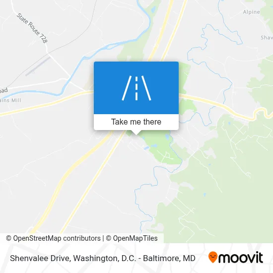 Shenvalee Drive map