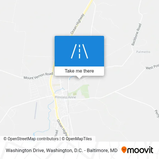 Washington Drive map