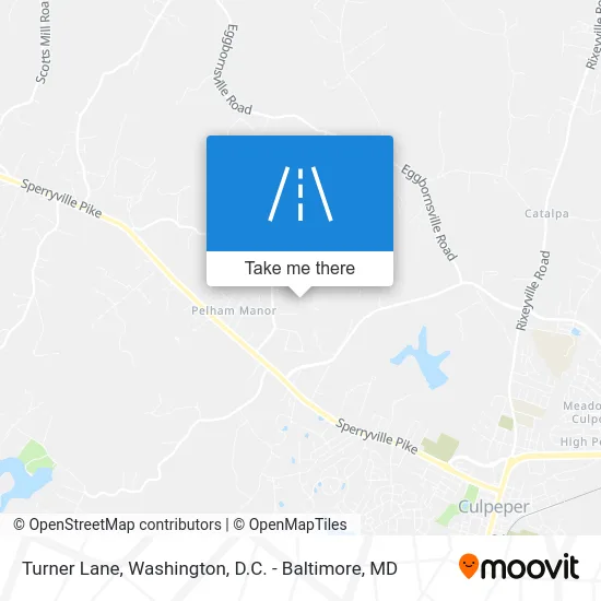 Turner Lane map