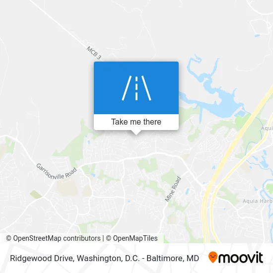 Ridgewood Drive map
