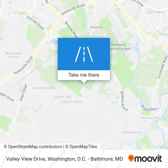 Valley View Drive map