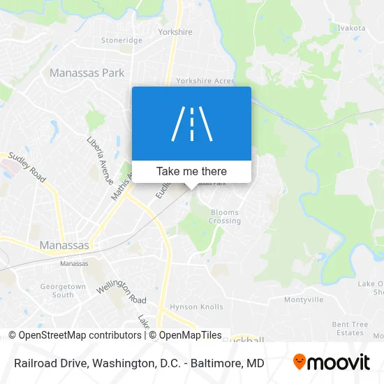 Railroad Drive map