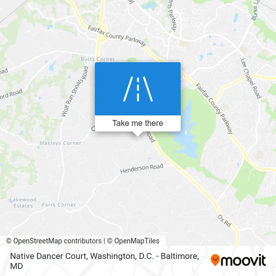 Native Dancer Court map