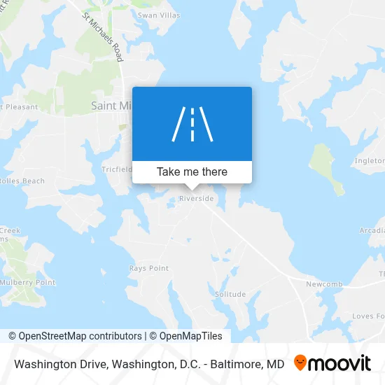 Washington Drive map