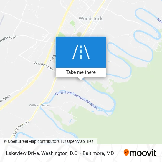 Lakeview Drive map