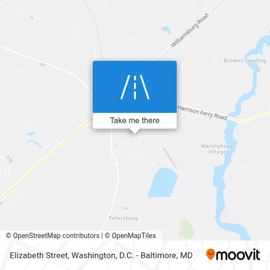 Elizabeth Street map