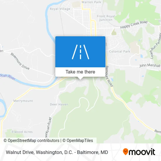 Walnut Drive map