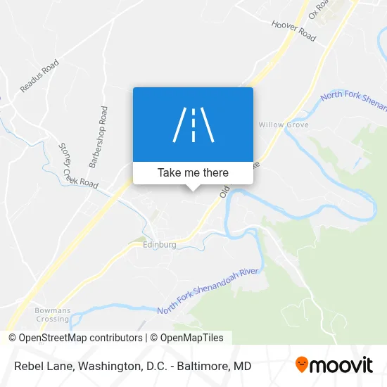 Rebel Lane map
