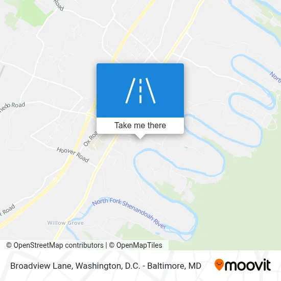 Broadview Lane map