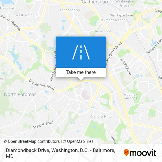 Diamondback Drive map