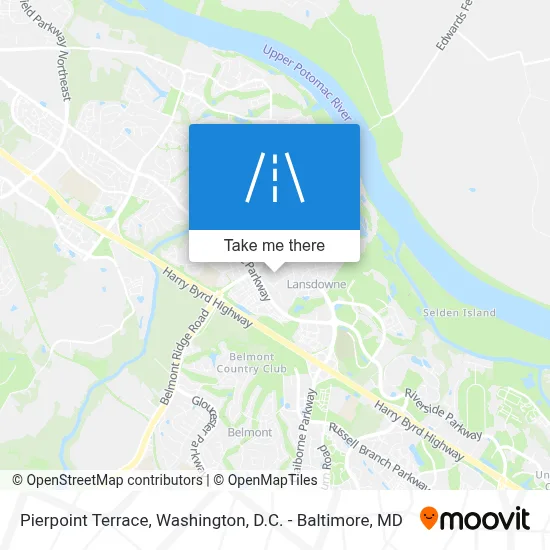 Pierpoint Terrace map