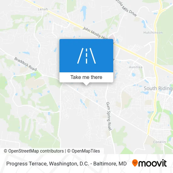 Progress Terrace map