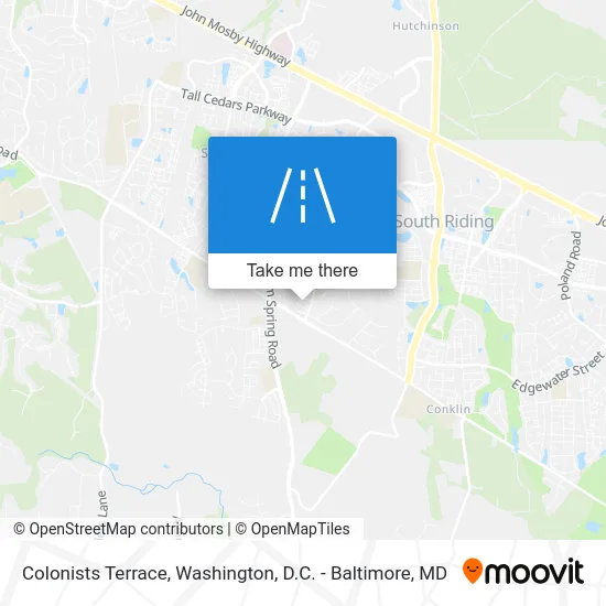 Colonists Terrace map