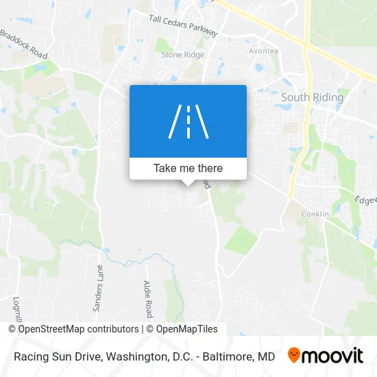 Racing Sun Drive map