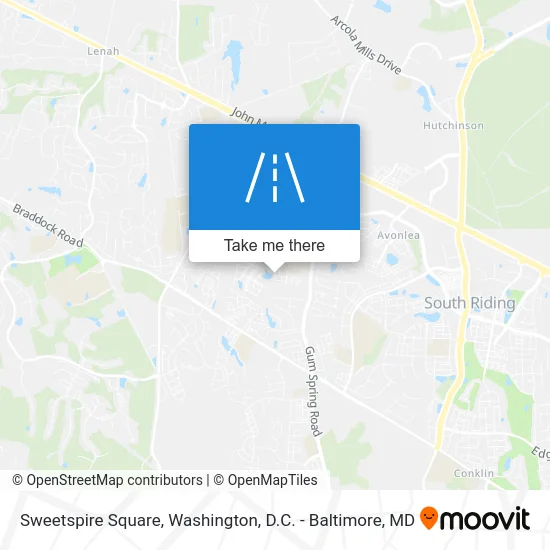 Sweetspire Square map