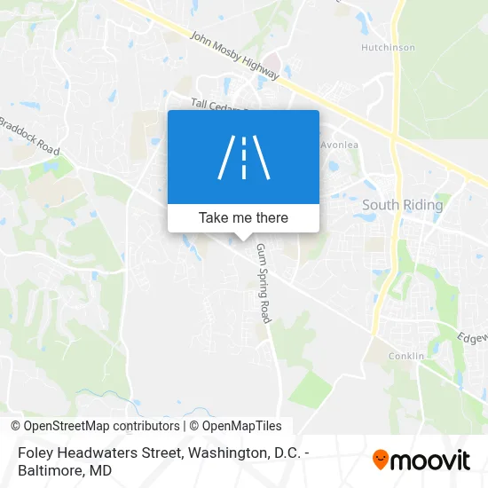 Foley Headwaters Street map